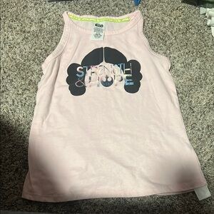 Star Wars Pink Graphic Tank Top